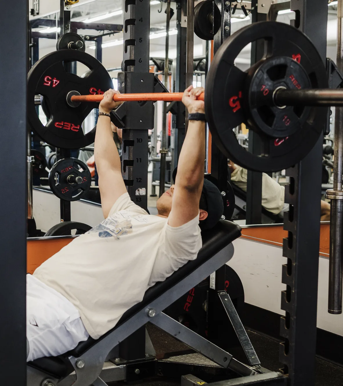 Members training inside E’ville Fitness in Edwardsville